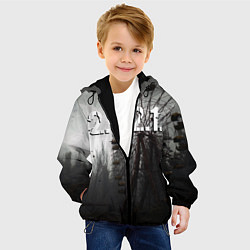 Куртка с капюшоном детская 2021, цвет: 3D-черный — фото 2