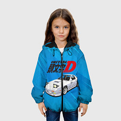 Куртка с капюшоном детская INITIAL D, цвет: 3D-черный — фото 2