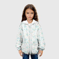 Куртка с капюшоном детская Морские черепахи, цвет: 3D-белый — фото 2