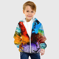 Куртка с капюшоном детская Импрессия, цвет: 3D-белый — фото 2
