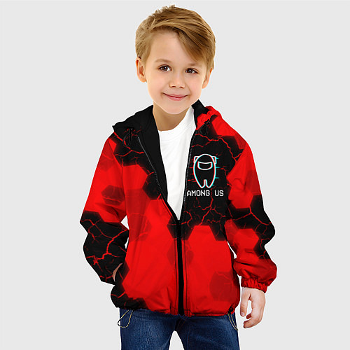 Детская куртка AMONG US АМОНГ АС / 3D-Черный – фото 4