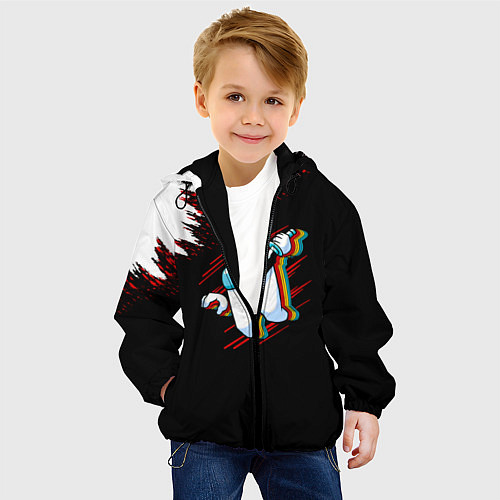 Детская куртка Among Us / 3D-Черный – фото 4