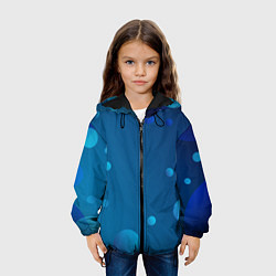 Куртка с капюшоном детская Пузыри, цвет: 3D-черный — фото 2