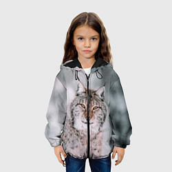 Куртка с капюшоном детская Рысь, цвет: 3D-черный — фото 2
