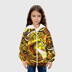 Куртка с капюшоном детская CS GO DRAGON LORE, цвет: 3D-белый — фото 2