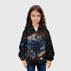 Куртка с капюшоном детская Формула Вселенной, цвет: 3D-черный — фото 2