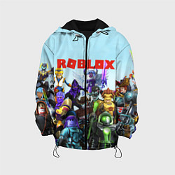 Куртка с капюшоном детская ROBLOX, цвет: 3D-черный