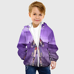 Куртка с капюшоном детская Юки Конно, цвет: 3D-белый — фото 2