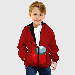 Куртка с капюшоном детская МИМИ АМОНГ АС, цвет: 3D-черный — фото 2