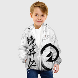 Куртка с капюшоном детская Ghost of Tsushima, цвет: 3D-белый — фото 2