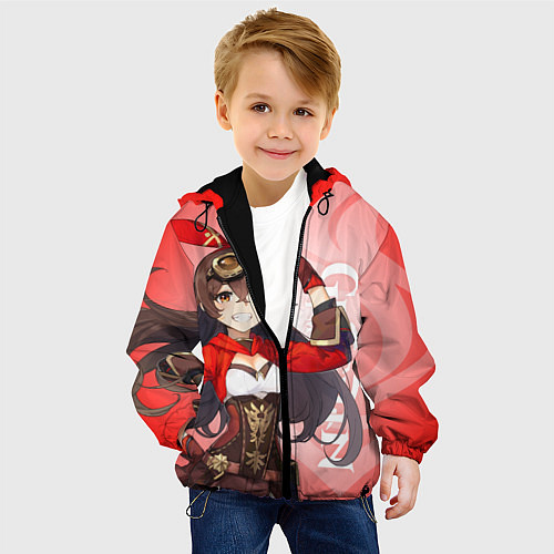 Детская куртка GENSHIN IMPACT, ЭМБЕР, / 3D-Черный – фото 4