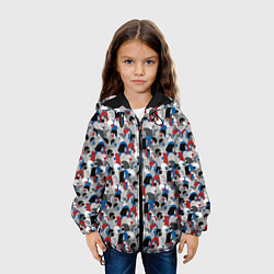 Куртка с капюшоном детская Коронавирус, цвет: 3D-черный — фото 2