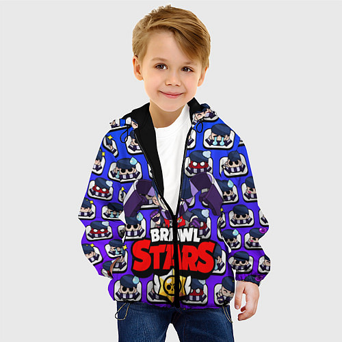 Детская куртка BRAWL STARS EDGAR / 3D-Черный – фото 4