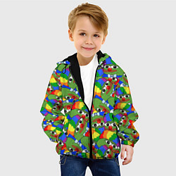 Куртка с капюшоном детская ПЕПЕ КЛОУН, цвет: 3D-черный — фото 2