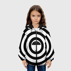 Куртка с капюшоном детская Узор Академия Амбрелла, цвет: 3D-черный — фото 2