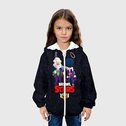 Куртка с капюшоном детская Brawl Stars, цвет: 3D-белый — фото 2