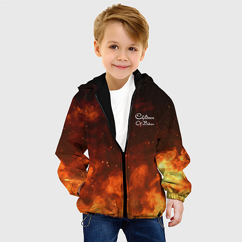 Детская куртка Children of Bodom Fire Z / 3D-Черный – фото 4