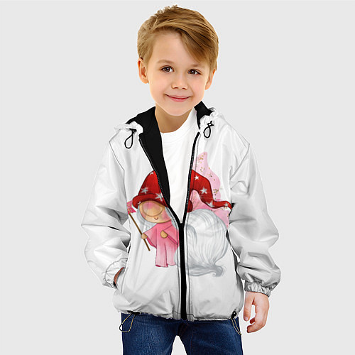 Детская куртка Гномик-чародей / 3D-Черный – фото 4