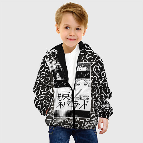 Детская куртка Обещанный Неверленд / 3D-Черный – фото 4