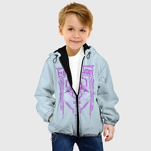 Детская куртка Евангилион / 3D-Черный – фото 4