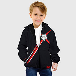Куртка с капюшоном детская G2 Jersey pro 202122, цвет: 3D-черный — фото 2