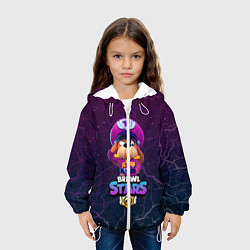 Куртка с капюшоном детская Brawl Stars - Colonel Ruffs, цвет: 3D-белый — фото 2
