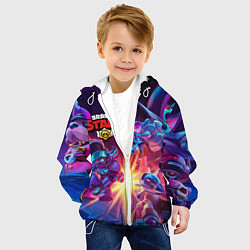 Куртка с капюшоном детская StarrForce, цвет: 3D-белый — фото 2