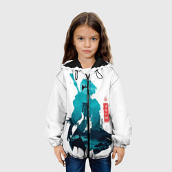 Куртка с капюшоном детская NIER AUTOMATA 2B, цвет: 3D-черный — фото 2