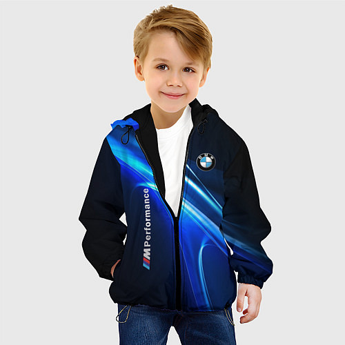 Детская куртка BMW / 3D-Черный – фото 4