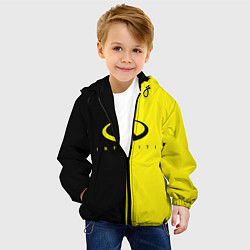 Куртка с капюшоном детская INFINITI logo, цвет: 3D-черный — фото 2