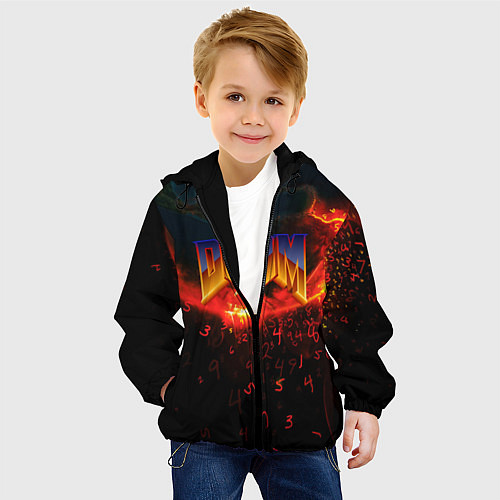 Детская куртка DOOM MARS / 3D-Черный – фото 4