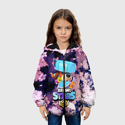 Куртка с капюшоном детская Brawl Stars - Ronin Ruffs, цвет: 3D-черный — фото 2