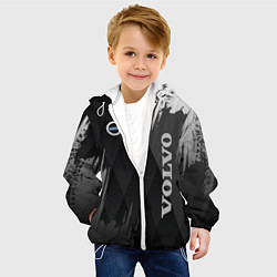 Куртка с капюшоном детская Volvo, цвет: 3D-белый — фото 2