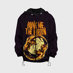 Куртка с капюшоном детская BRING ME THE HORIZON, цвет: 3D-черный