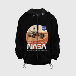 Куртка с капюшоном детская NASA - Perseverance, цвет: 3D-черный