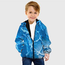 Куртка с капюшоном детская Ледяной, цвет: 3D-черный — фото 2