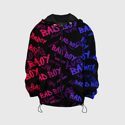 Куртка с капюшоном детская Bad Boy, цвет: 3D-черный
