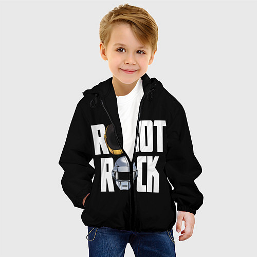 Детская куртка Robot Rock / 3D-Черный – фото 4