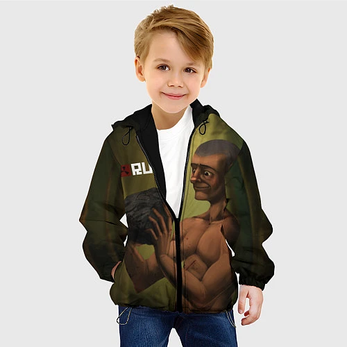 Детская куртка Rust / 3D-Черный – фото 4