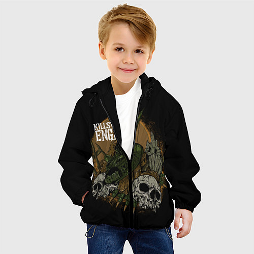 Детская куртка Killswitch Engage / 3D-Черный – фото 4