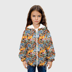Куртка с капюшоном детская Jazz, цвет: 3D-белый — фото 2
