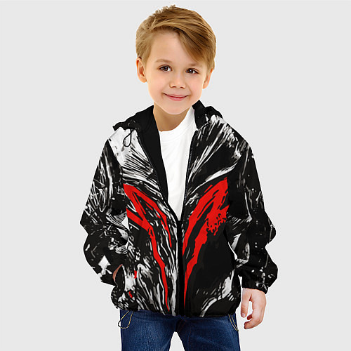 Детская куртка BERSERK / 3D-Черный – фото 4