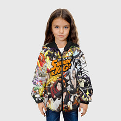 Куртка с капюшоном детская ШАМАН КИНГ Король Шаманов, цвет: 3D-черный — фото 2