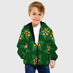 Куртка с капюшоном детская Brasil Star, цвет: 3D-черный — фото 2