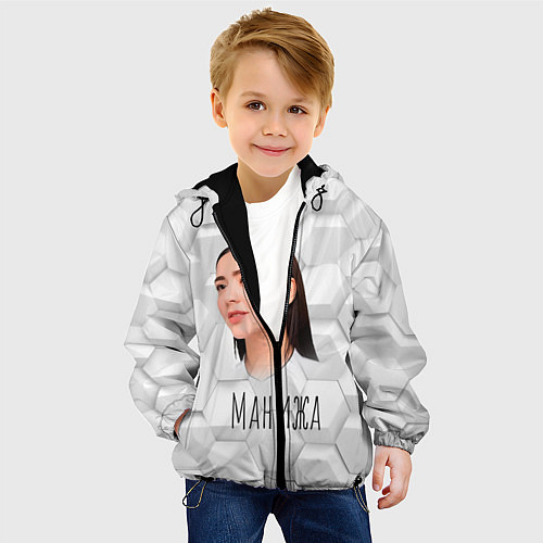 Детская куртка Манижа 3D фон / 3D-Черный – фото 4