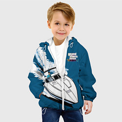 Куртка с капюшоном детская Tommy on board, цвет: 3D-белый — фото 2