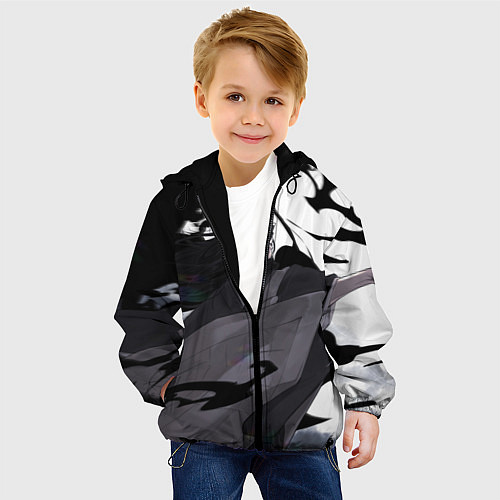 Детская куртка Магическая Битва / 3D-Черный – фото 4