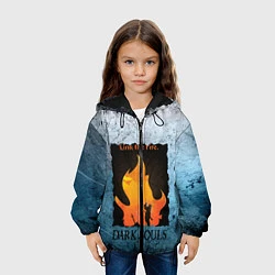 Куртка с капюшоном детская DARK SOULS СТОРОНА ДУШИ, цвет: 3D-черный — фото 2