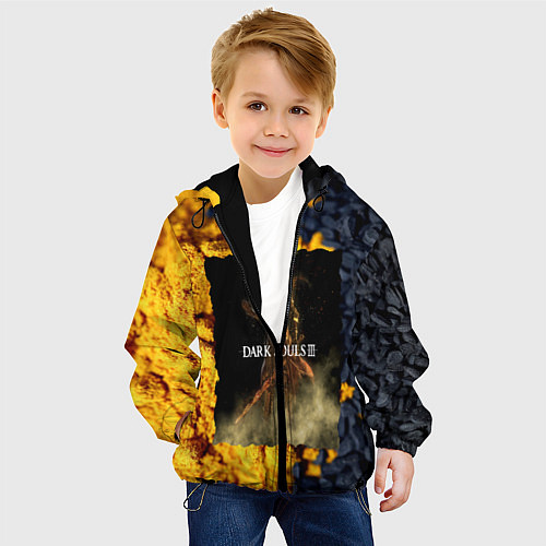 Детская куртка DARK SOULS 3 / 3D-Черный – фото 4