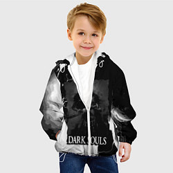 Куртка с капюшоном детская DARKSOULS ТЁМНЫЙ РЫЦАРЬ, цвет: 3D-белый — фото 2